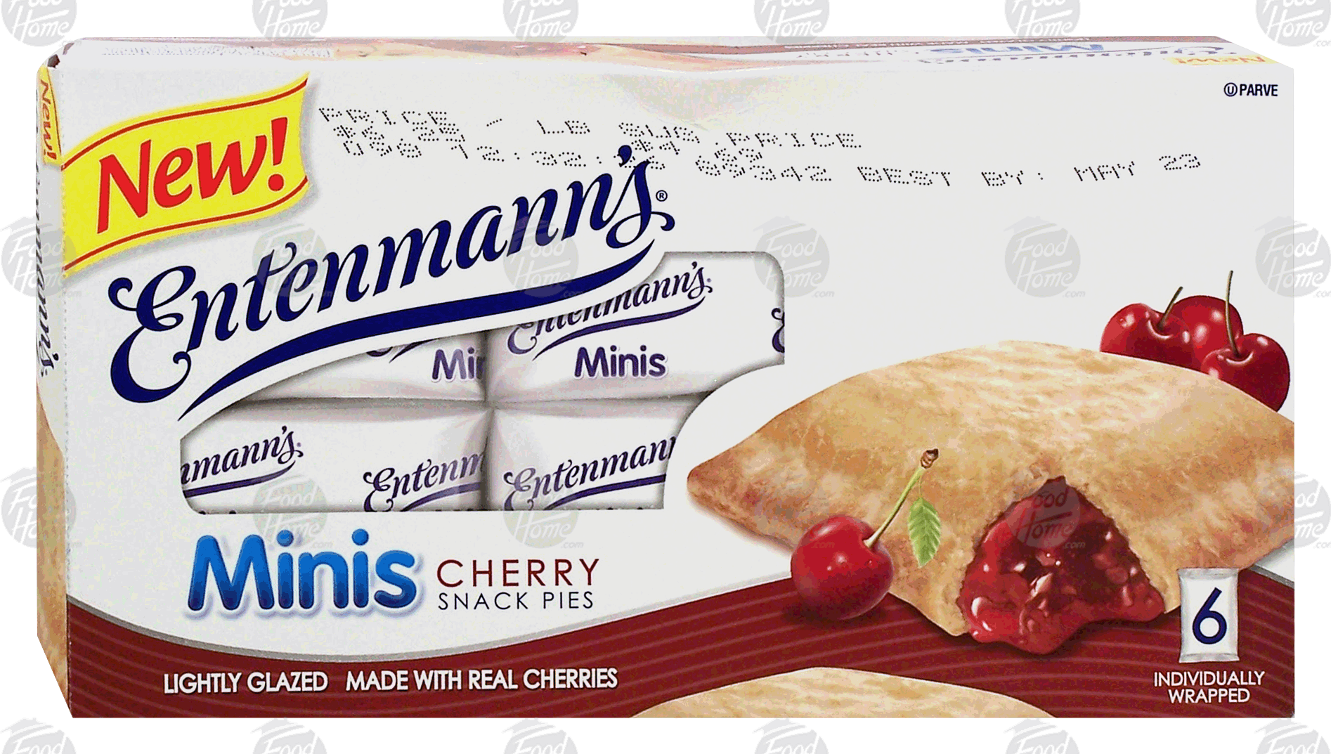 Entenmann's Minis cherry snack pies, 6-count Full-Size Picture